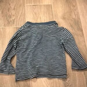 Striped Blue Kids Polo Shirt